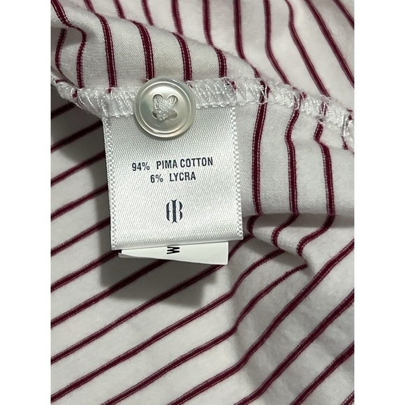 Holderness & Bourne The Egan Shirt Men’s Medium White Red Polo Performance Golf - Picture 9 of 10